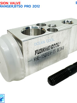 วาล์วแอร์ ฟอร์ด เรนเจอร์ , มาสด้า บีที-50 โปร ปี 2012 ฟูจิโกกิ EV0028 Expansion Valve for Ford Ranger , Mazda BT-50 PRO '12 Fujikoki บล็อกวาล์ว