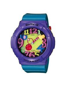 Casio Baby G นาฬิกาข้อมือหญิง สีน้ำเงิน สายเรซิ่น รุ่น BGA-131-6BDR