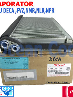 คอยล์เย็น อีซูซุ เดก้า , เอลฟ์ , ฮีโน่ เมก้า 500 , ELF EVA0094 DENSO แท้ รหัส 447610-3141 EVAPORATOR Isuzu Deca , FVZ , NMR , NLR , NPR , Hino Mega 500 อะไหล่ แอร์ รถยนต์ ตู้แอร์ รังผึ้ง
