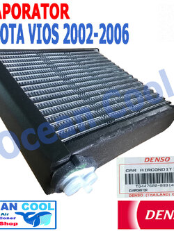 คอยล์เย็น วีออส 2002 - 2006 EVA0008 DENSO เเท้ TG447600-88914D Evaporator TOYOTA VIOS ตู้แอร์ คอยเย็น โตโยต้า วีอ๊อส พ.ศ 2545 ถึง 2549 อะไหล่ แอร์ รถยนต์ 2003 2004 2005