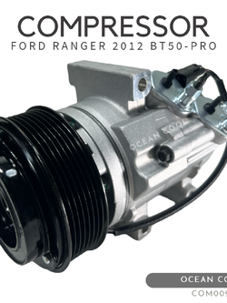 คอมเพลสเซอร์ ฟอร์ด เรนเจอร์ 2012 - 2014 ดีเซล COM0098 มาสด้า ธันเดอร์ บีที50 โปร Compressor For Ford Ranger Diesel Mazda BT-50 Proคอมแอร์ คอม คอมเพสเซอร์ อะไหล่แอร์