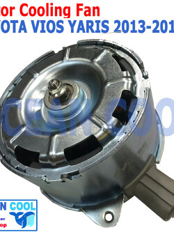 มอเตอร์ พัดลม โตโยต้า วีออส ยาริส ปี 2014 - 2017 CF0012 ระบาย ความร้อน แผงแอร์ หม้อน้ำ เป่า แผงแอร์ Motor Cooling Fan for toyota vios yaris Ocean Cool 2014 2015 2016 อะไหล่ แอร์ รถยนต์ พ.ศ. 2557 ถึง 2560 พัดลมไฟฟ้า