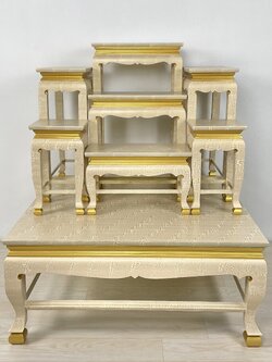 โต๊ะหมู่ 7 หน้า 8 ลายน้ำทอง