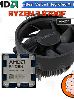 [CoolBlasterThai] CPU AMD RYZEN 7 8700F 8 CORE/16 THREAD MPK-NO BOX (SOCKET AM5) 3-Y Warranty
