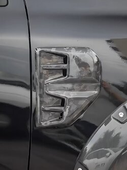 ช่องลมแก้มข้าง แผงช่องลมแก้มข้างฟอร์ดเอเวอเรสต์ Ford Next Gen Everest คาร์บอนแท้