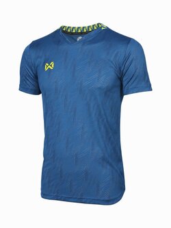 WARRIX เสื้อกีฬา Pluse Training Shirt เสื้อกีฬาคอวีแขนสั้น สีน้ำเงิน BB
