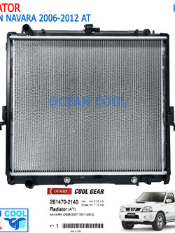 หม้อน้ำ นิสสัน นาวาร่า 2006 - 2012 เกียร์ออโต้ RD0055 COOL GEAR รหัส 261470-2140 RADIATOR NISSAN NAVARA 06-12 A/T auto