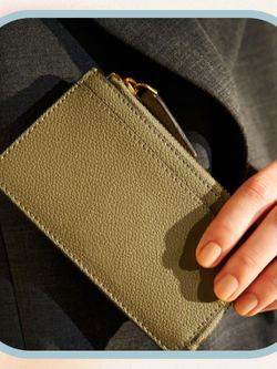 Sidezip Cardholder Green