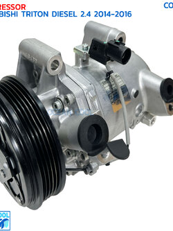 คอมเพรซเซอร์ มิตซูบิชิ ไทรทัน ดีเซล เครื่อง 2.4 ปี 2014-2016 แท้ COM0200 COMPRESSOR MITSUBISHI TRITON DIESEL 2.4 '14-'16 คอมแอร์ มิตซู ไททัน
