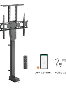 ENIX MLS-3780E ขาตั้งทีวีขนาด 37-80 นิ้ว ปรับยกจอขึ้น-ลงด้วยมอเตอร์ไฟฟ้า ควบคุมด้วยเสียง และแอปพลิเคชัน Max VESA 600x400mm., Weight Capacity 60 Kg.