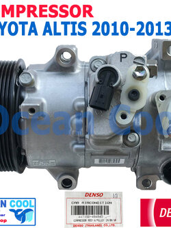 คอมเพรสเซอร์ อัลติส 2010 - 2013 COM0069 DENSO แท้ รหัส 447150-48404D Compressor toyota Altis 2010 - 2013 มี คอนโทรลวาล์ว ควบคุม คอมแอร์รถยนต์ คอมแอร์ คอมเพลสเซอร์ คอม โตโยต้า แอลติส พ.ศ 2553 ถึง 2556 อะไหล่ แอร์ รถยนต์ 2011 2012 2554 2555