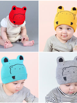 หมวกไหมพรม ลายหมี