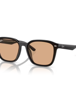 แว่นกันแดด Ray-Ban RB4392D 601/93 Black / Brown S.66