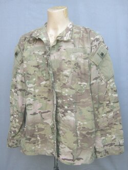 เสื้อทหารสหรัฐ ลายมัลติแคม Large XLong