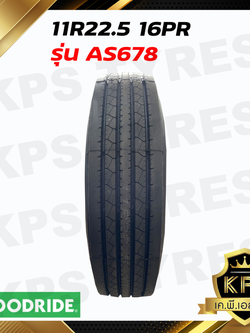 11R22.5 16PR ยี่ห้อ GOODRIDE รุ่น AS678 ยางรถบรรทุกเรเดียล