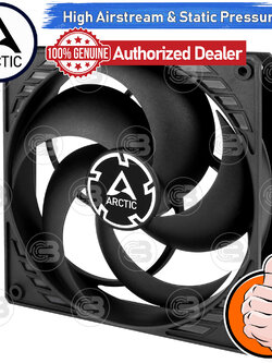 [CoolBlasterThai] ARCTIC P14 PWM PST BLACK (BULK PACKAGING) (140 mm.) Fan Case ประกัน 6 ปี