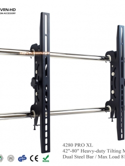 New 4280 Pro XL (Limited Edition) ขาแขวน LCD,LED TV 42 - 86 นิ้วแบบก้ม-เงยหน้าจอได้ Max VESA 600x400 mm., Load Capacity 81.6Kg.