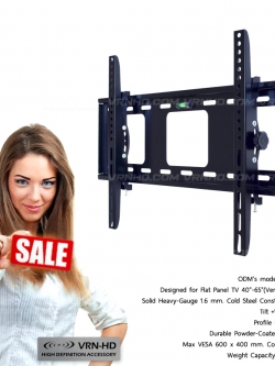 TX62 ขาแขวนทีวี LED TV 40 - 65 นิ้ว(Ver.2020) แบบก้ม+เงยหน้าจอได้ Max VESA 600x400 mm.