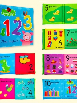 หนังสือผ้า 123