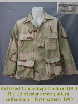 เสื้อทหารสหรัฐ ลายสามสี รุ่นแรก ปี 1990