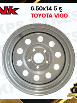 กะทะผ่า 6.50x14 5 รู 114.3 ยี่ห้อ NK เพลาเดิม TOYOTA VIGO กะทะผ่าขอบ14