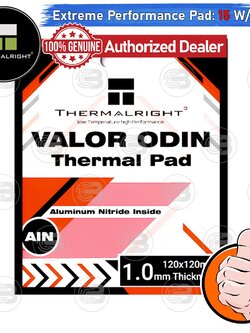 Thermalright VALOR ODIN Thermal Pad (Aluminum Nitride) 120x120x1.0 mm./15 W/mK