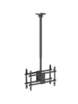 ENIX MT546BK Professional Dual-Zone Ceiling Mounts for Commercial Signage ขาแขวนทีวี ติดเพดานขนาด 43"-86" x2จอ, Max VESA 600 x 400mm., Weight Capacity 50 Kg x2