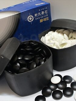 เม็ดหมากล้อมเซรามิกเกาหลีเม็ดใหญ่