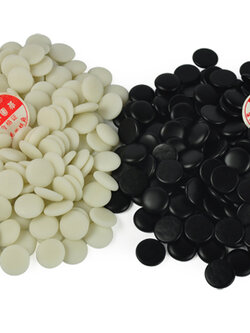 เม็ดหมากล้อมหินYunzi B (นูน1ด้าน) Single Convex Yunzi Go Stones (ของแท้!!! จากโรงงานยูนนาน Yunnan Weiqi Factory)