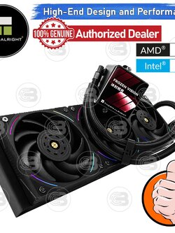 [CoolBlasterThai] Thermalright FROZEN VISION 360 BLACK V2 ARGB AIO Liquid CPU Cooler (AM5/LGA1851 Ready) ประกัน 6 ปี