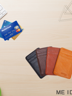 กระเป๋าหนังใส่การ์ด รุ่ร E-rick
