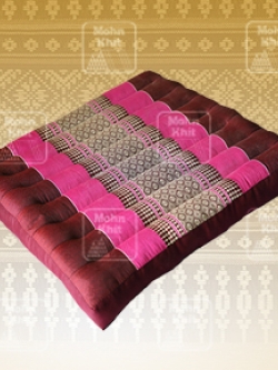 เบาะสมาธิหนาขนาดใหญ่50x50x7Cm ,Large special wave maditation mattresses Cushions Khit Pillow Small Kapok100%