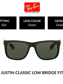 แว่นกันแดด Rayban JUSTIN RB4165F 601/71 55