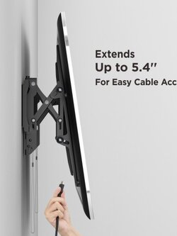 KRAKEN SuperTilt XL ขาแขวนทีวี 43"-90" Advance Heavy-Duty Extension Tilt Wall mount, Max VESA 800x400 mm., Weight Capacity 75 Kg.