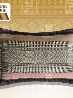 หมอนอิงแบบหักขอบเล็ก28x40Cm, Thai Leaning Cushions Khit Pillow Small 28x40Cm Kapok100%