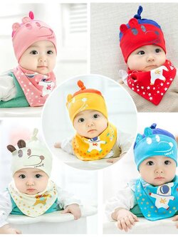 หมวก+ผ้ากันเปื้อน ลายมิกกี้