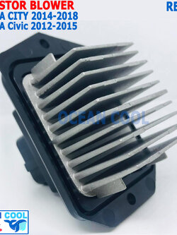 รีซิสแตนท์ ฮอนด้า ซิตี้ แจ๊ส 2014 - 2018 ซีวิค 2012 - 2015 RE019 Resistor Blower Honda City jazz GK civic รีซิสเตอร์ สปีดพัดลม โฉมเอฟบี , G9