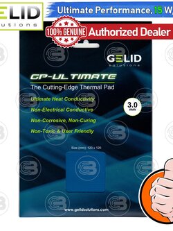 [CoolBlasterThai] GELID GP-ULTIMATE Thermal Pad 120x120x3.0 mm./15.0 W/mK (TP-GP04-S-E)