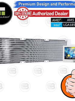 [CoolBlasterThai] Thermalright Mjolnir Vision X 360 WHITE (FANLESS) ARGB AIO Liquid CPU Cooler (AM5/LGA1851 Ready) ประกัน 5 ปี