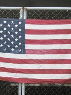 ขายแล้ว ธงสหรัฐ ผืนกลางผ้าฝ้ายผสม ดาวสกรีน AF1