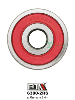 6300-2RS ลูกปืนฝายาง 2 ข้าง