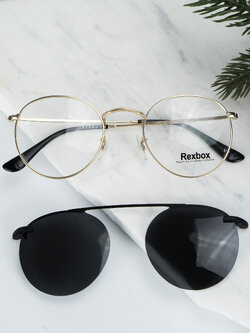 REXBOX | Round Metal | สีทองอ่อน