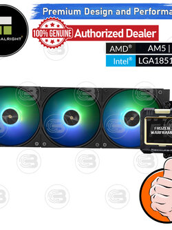 [CoolBlasterThai] Thermalright FROZEN WARFRAME 360 BLACK ARGB AIO Liquid CPU Cooler (AM5/LGA1851 Ready) ประกัน 5 ปี