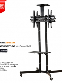ขาตั้งทีวี ENIX 2Face Flat Panel LED TV STANDs for 32-60 inch screen with Camera Shelf, Max VESA 600 x 400 mm, Weight Capacity 50 kg.