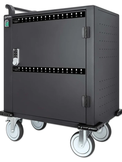 MHT-716000 ตู้ชาร์จอุปกรณ์พกพาแบบมีล้อเลื่อน 32-Port USB-C Charging Cart - 576 W