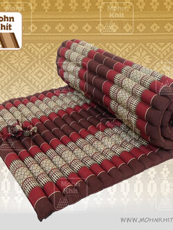 ที่นอนระนาดขนาดกลางยาวพิเศษ 80x200 Cm Thai Roll Up Floor Beds Mattress Kapok100%