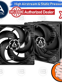 [CoolBlasterThai] ARCTIC P14 PWM PST BLACK (140 mm.) X5 Value Pack PC Fan Case ประกัน 6 ปี