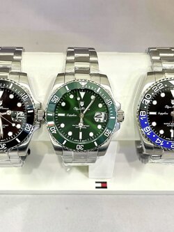 นาฬิกา Olym pianus Automatic submariner sapphire 899832AG-423 ขอบเซรามิค