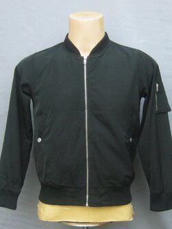 เสื้อแฟชั่นนักบิน สีดำ