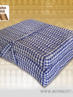 เบาะพิงลาย, เบาะพิงลายสก๊อตทำเชือกผูก 60x200x7 Cm //Foldable Meditation Seat Meditation PillowTri-Fold Yoga Floor Mat Thai